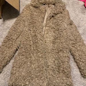 Taupe Teddy Jacket